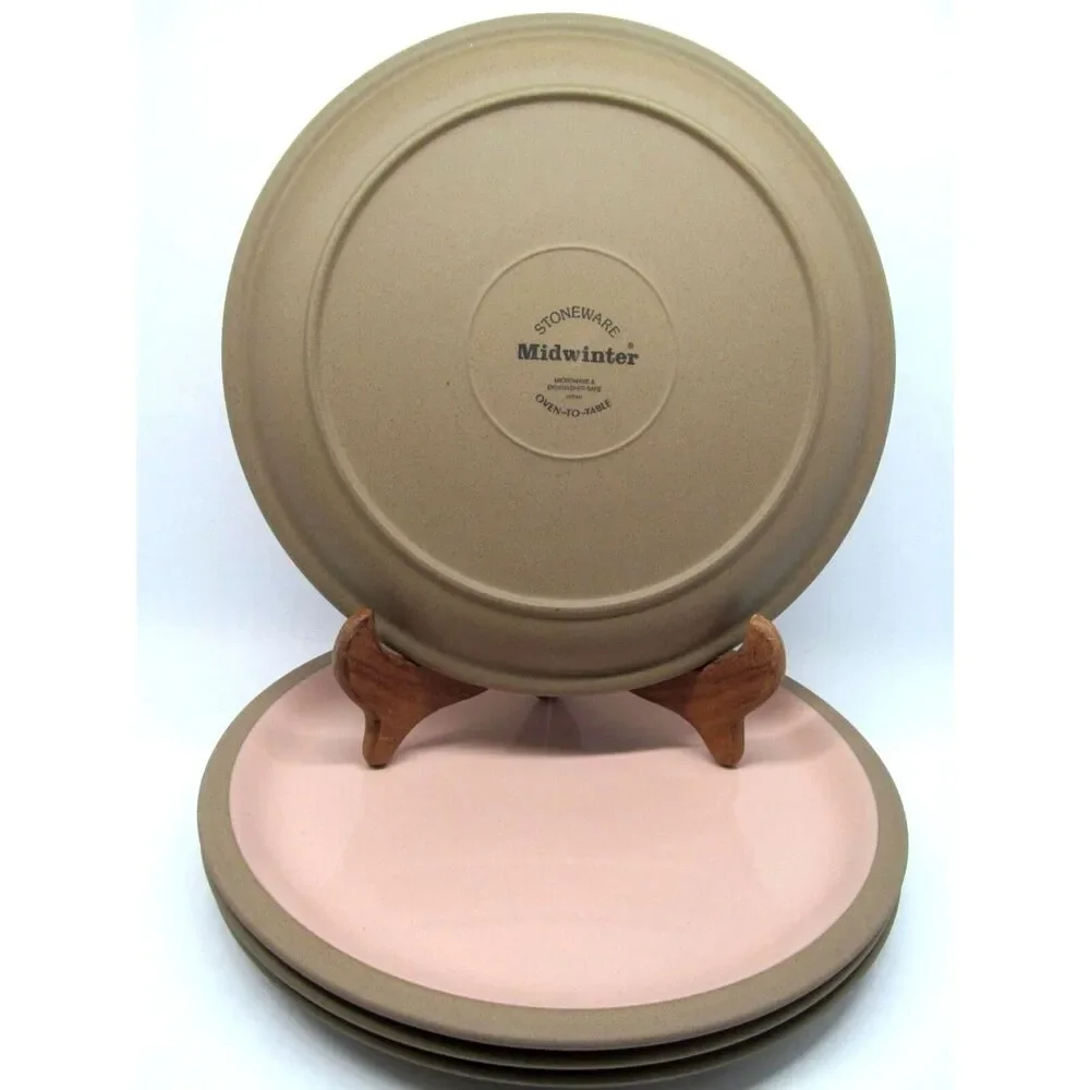 Midwinter CORAL SAND Dinner Plates (10-7/8